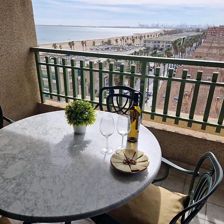 Apartamento Primera Linea De Playa Patacona Valência Exterior foto